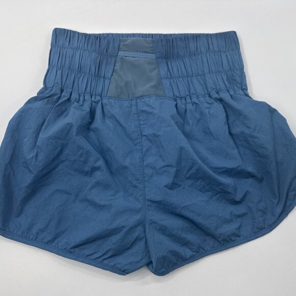 Free People Movement Womens Shorts Small Blue Athletic The Way Home Lined Gym - Picture 2 of 10